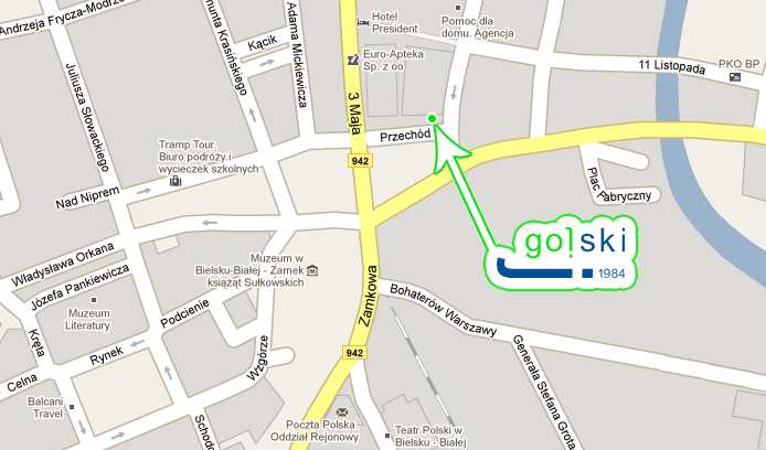 GOJ-SKI - Mapa dojazdu